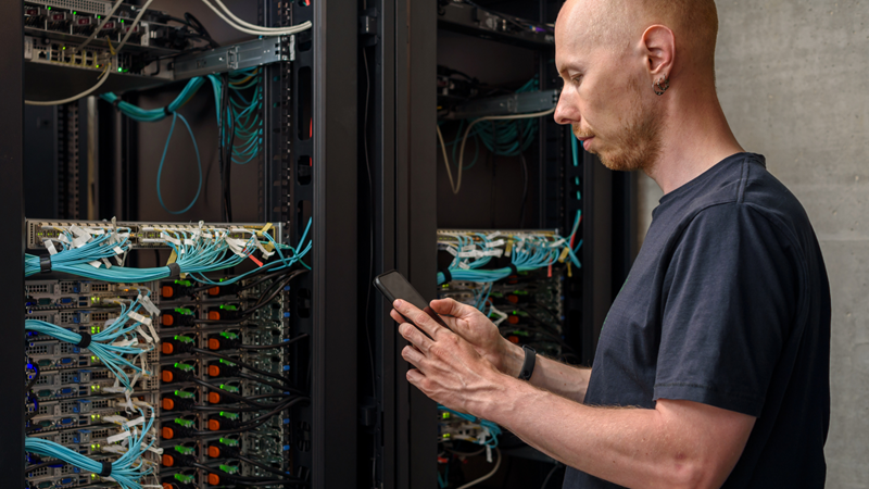 IT team providing support